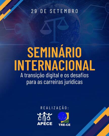 Seminário internacional de Direito discute desafios da transição digital para as carreiras jurídicas